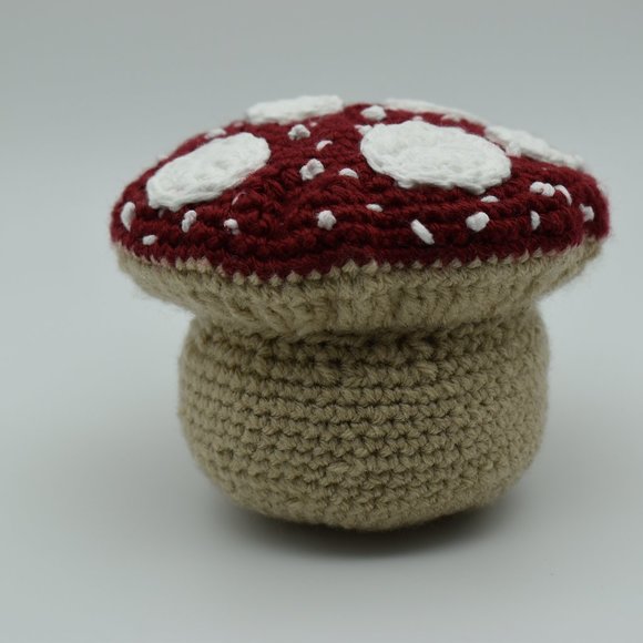 Handcrafted Crochet Plush Mushroom - Picture 6 of 7